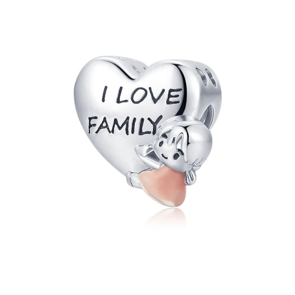 Coração I Love Family - Conde Rosa Pratas